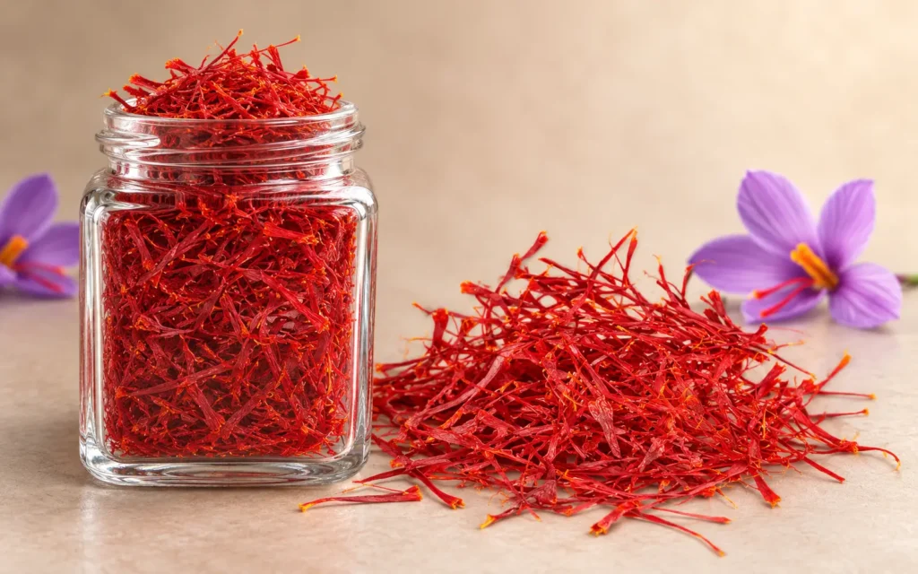 Bulk premium mongra saffron packed for wholesale supply