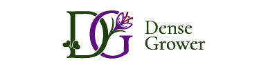 Dense Grower official logo for organic microgreens and premium saffron